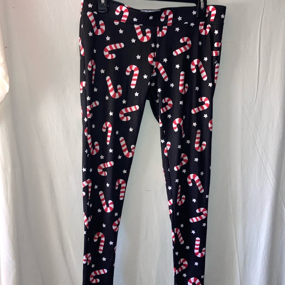 Tipsy Elves Candy Cane Leggings